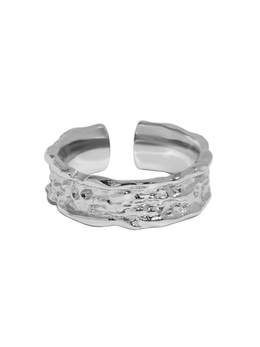 Jlb0044 [small] 925 Sterling Silver Geometric Vintage Band Ring